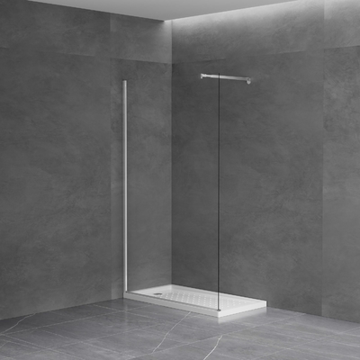 6mm 8mm Tempered Glass Nano Coated Walk in Shower Wall Screen