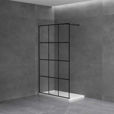 6mm 8mm Tempered Glass Nano Coated Walk in Shower Wall Screen