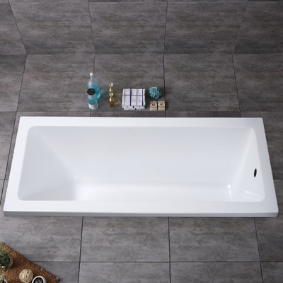 Full Payment Straight Acrylic Bathtubs with Panels and Total Flexible Legs Structurer