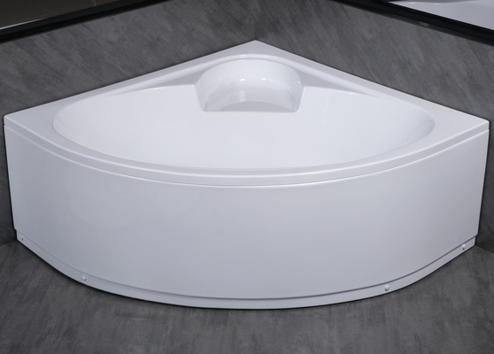 Simple Built in Corner Acrylic Bathtubs with Flexible Front Panel and Hand Control