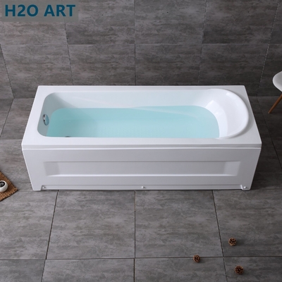 Leg Tubs Structure Simple Acrylic Bathtubs with Separated Panels and Disassembled Skirt