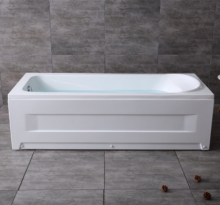 Leg Tubs Structure Simple Acrylic Bathtubs with Separated Panels and Disassembled Skirt