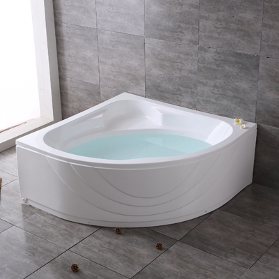Acrylic Corner Bathtub with Skirt Legs Disassembled Panel Tub Perfect ' Requirements