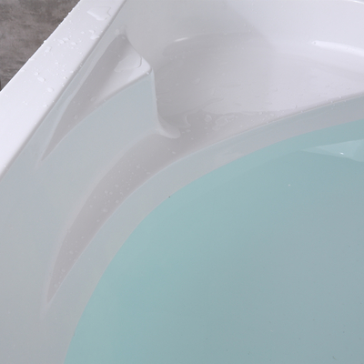 Acrylic Corner Bathtub with Skirt Legs Disassembled Panel Tub Perfect ' Requirements