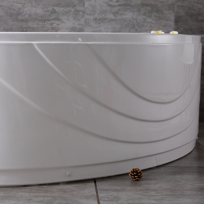 Acrylic Corner Bathtub with Skirt Legs Disassembled Panel Tub Perfect ' Requirements