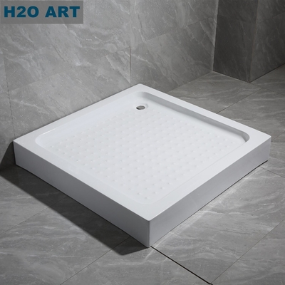 Four Side Acrylic Shower Tray with Big Iron Frame Legs Bath Tray