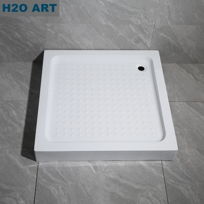 Four Side Acrylic Shower Tray with Big Iron Frame Legs Bath Tray