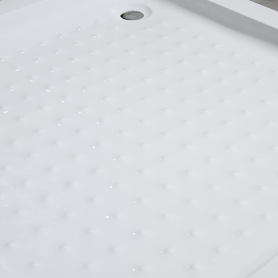 Four Side Acrylic Shower Tray with Big Iron Frame Legs Bath Tray