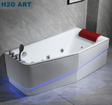 European Indoor Acrylic Massage Bathtubs Freestanding Whirlpools for Relaxing Massage