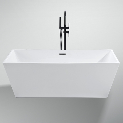 Rectangular PMMA Acrylic Freestanding Bathtub Loading Quantities 80units or 180units
