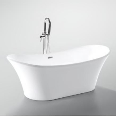 Thick Rim Border Ellipse Acrylic Freestanding Bathtubs for Fast Sales in Nigeria Market