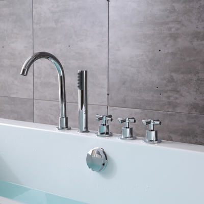Elegant Design Freestanding Acrylic Massage Bathtub for Your Spa Retreat Experience