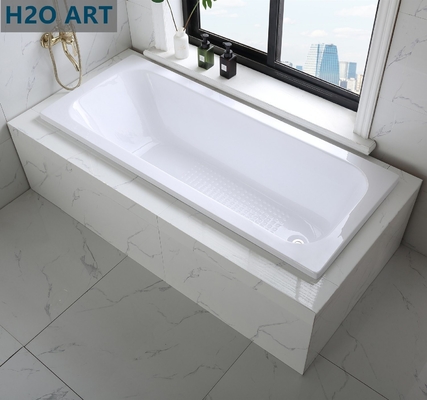 Whirlpool/Massage Bathtubs Simple Drop in Handle Acrylic Bathtub for South Africa Built