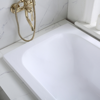 Whirlpool/Massage Bathtubs Simple Drop in Handle Acrylic Bathtub for South Africa Built