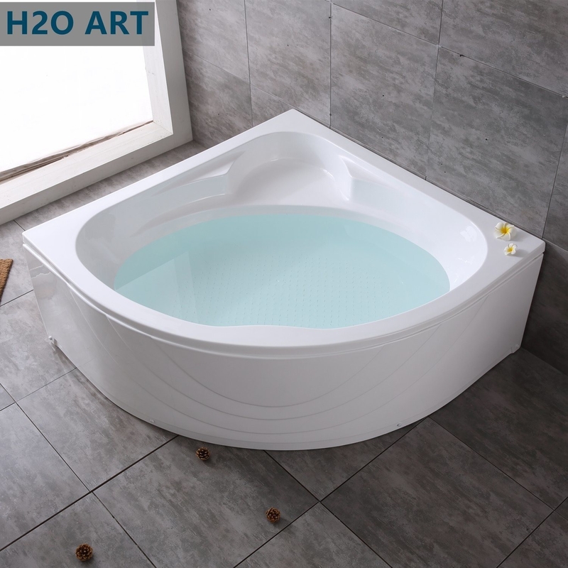Acrylic Corner Bathtub with Skirt Legs Disassembled Panel Tub Perfect ' Requirements