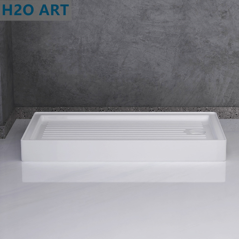 Acrylic Shower Tray with Rectangle Base Popular in Europe and South American Market