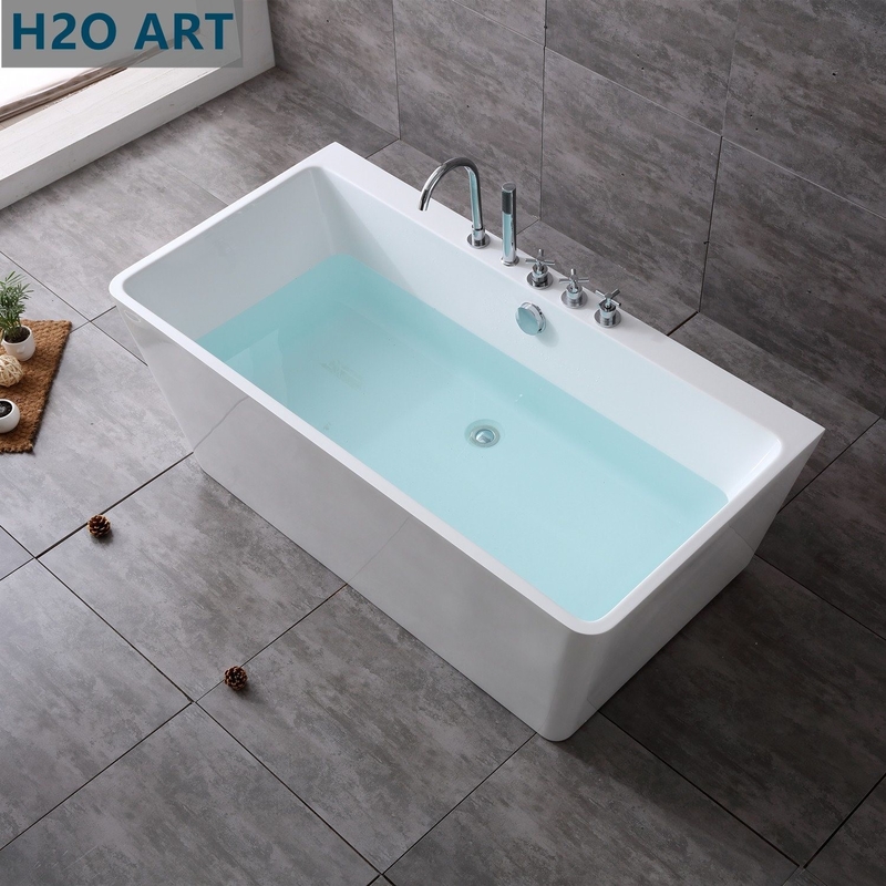 Elegant Design Freestanding Acrylic Massage Bathtub for Your Spa Retreat Experience